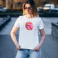 rude womans graphic t shirt tee fun funny top clothing lips lolly gift for girlfriend friend boyfriend wife girl boy 80's retro lips 