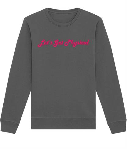 Let's Get Physical Retro Sweatshirt 80s Vintage Crewneck for Women