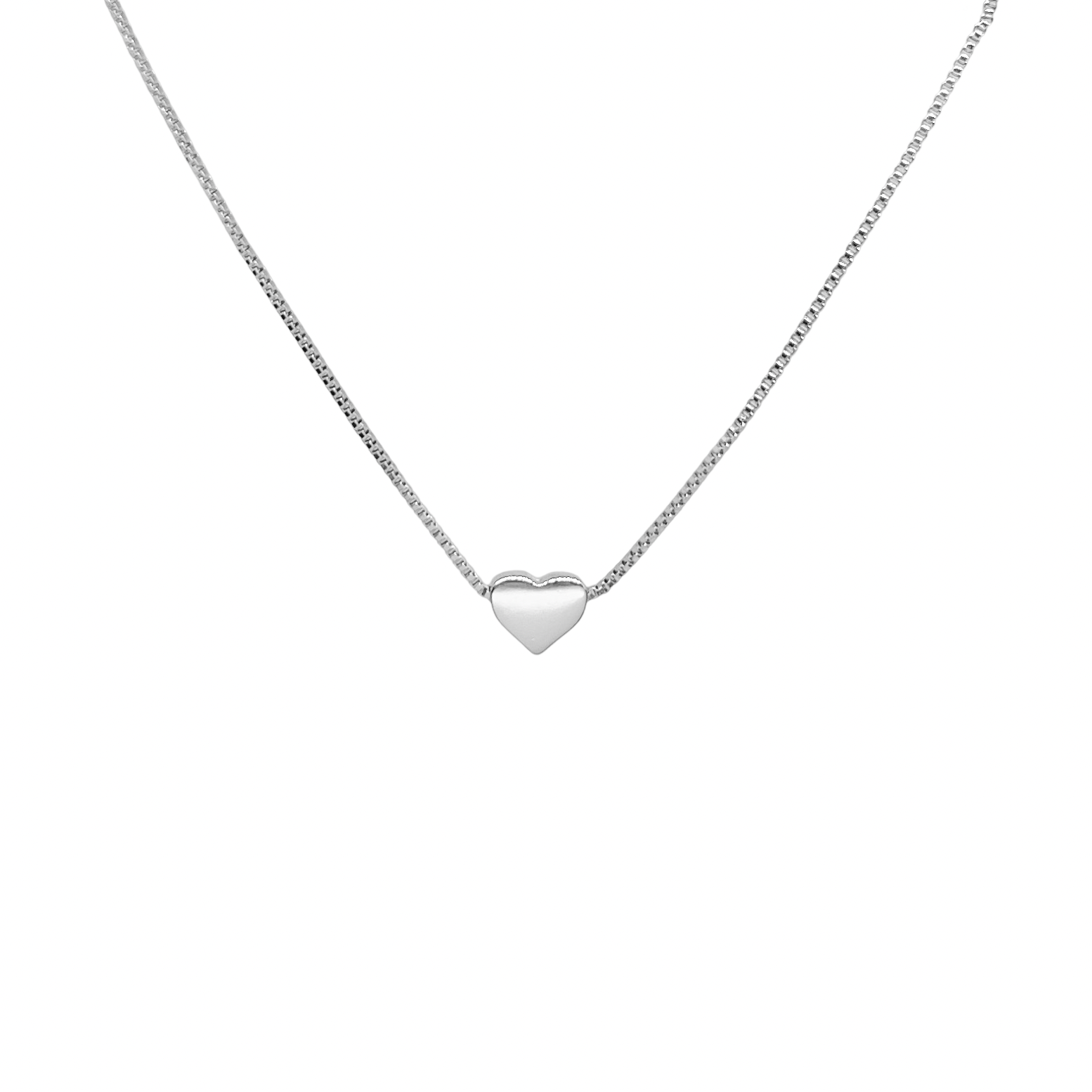 sterling silver necklace for women heart pendant gift box birthday anniversary