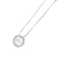 Sparkling Sterling Silver Cubic Zirconia Spinner Necklace Peach Bomb Fashion, Jewellery, Homeware & Gifts Jewellery