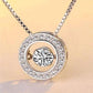 Sparkling Sterling Silver Cubic Zirconia Spinner Necklace Peach Bomb Fashion, Jewellery, Homeware & Gifts Jewellery