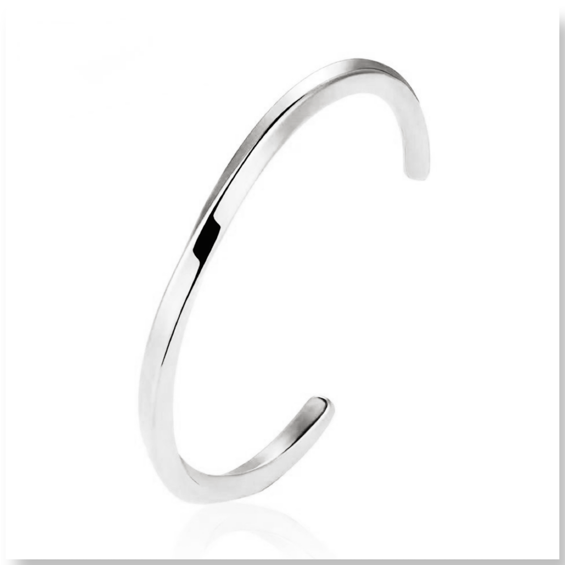 Stainless steel deals cuff bracelet