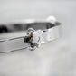 peach bomb personalised baby childrens christening baptism bangle gift