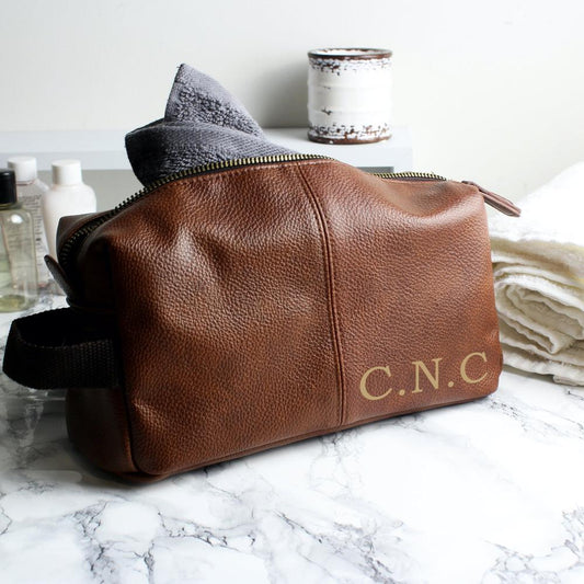 Personalised Mens Wash Bag Toilet Bag 