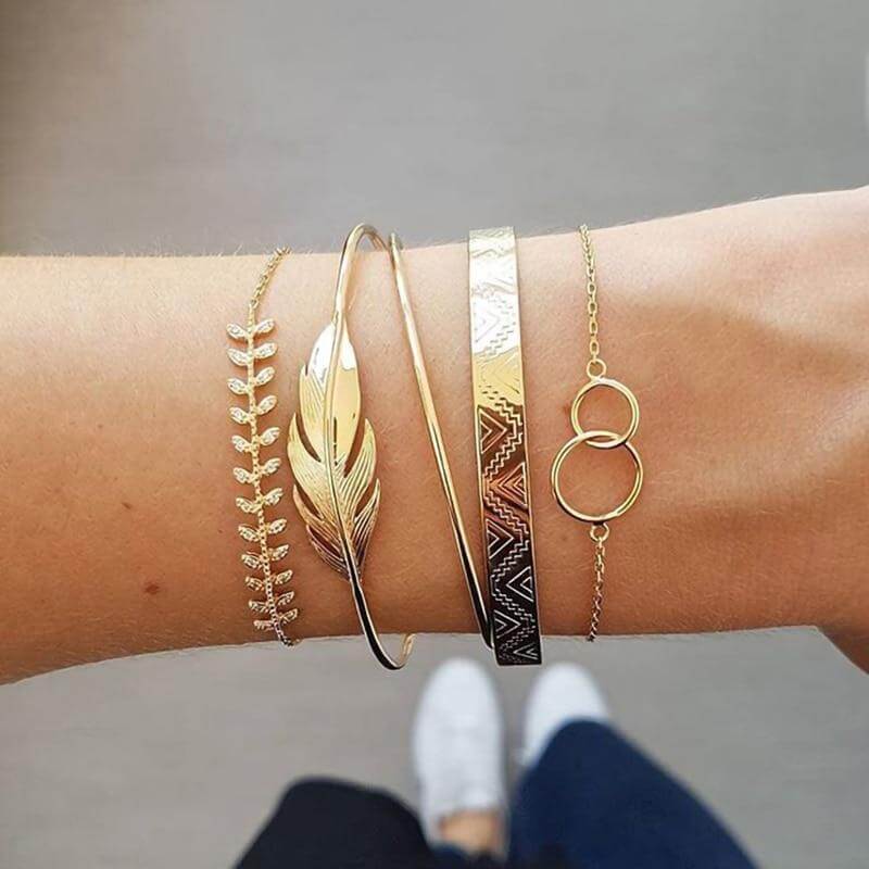 Cuff bracelet deals set